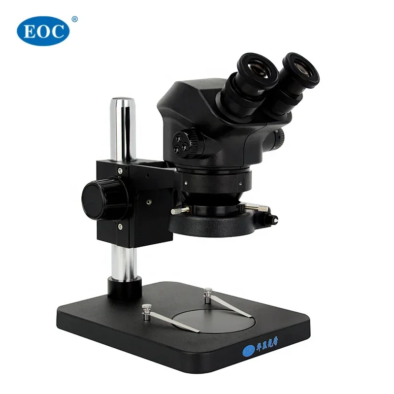 

2025 EOC microscope 2022 new 0.7x to 5x Zoom 7x to 50x magnification pcb repair stereo binocular microscope for repair