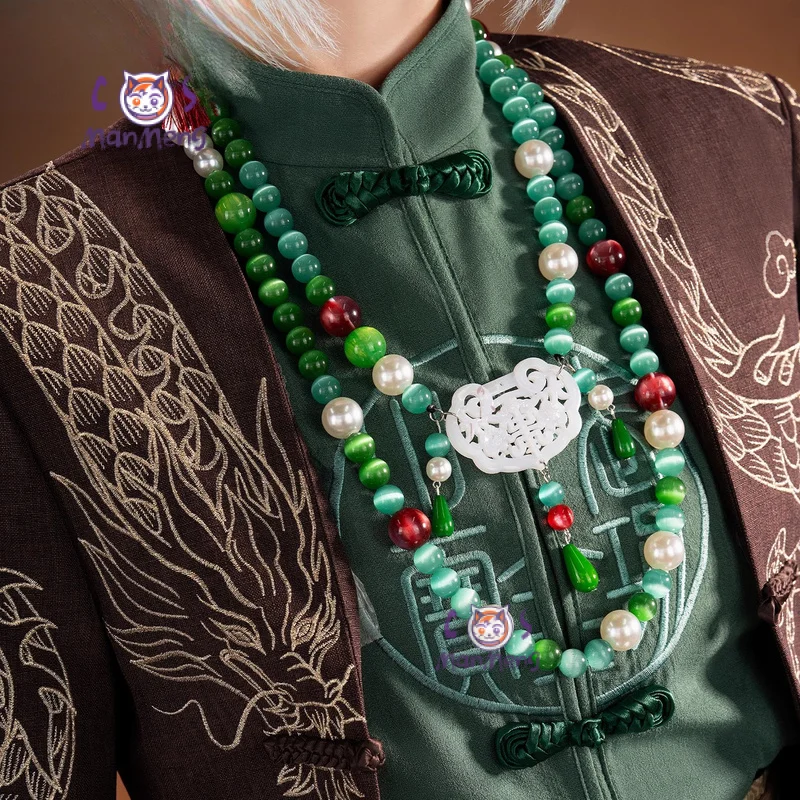 إدغار فالدن الرسام الهوية الخامس النخيل ختم النصي البدلة النمط الصيني موحدة تأثيري حلي حفلة الهالوين امرأة رجل الزي #1