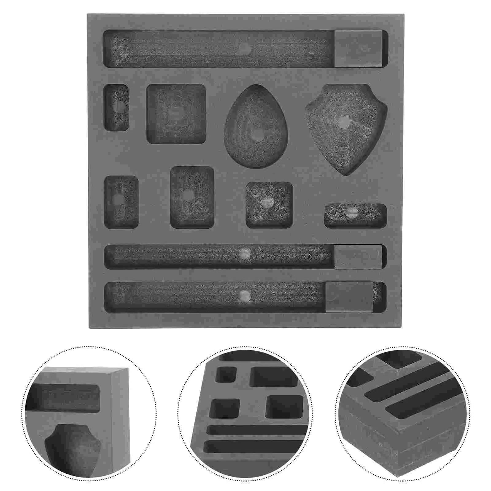 

Graphite Oil Tank Porous Mold Ingot for Melting Metal Cast Iron Molds Casting Small Lead