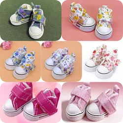 Tilda 3.6cm Blyth Doll Shoes,Floral Canvas Blyth Shoes for Blythe OB24 1/6 Shoes for Accessorries for Fashion Joint Dolls Gift