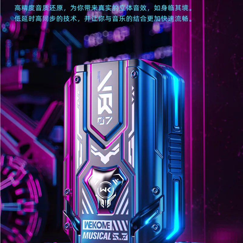 TWS In Ear Bluetooth Headset Cool Low Latency HIFI Wireless Gamer Headphone With Mic Mecha Esports Headsets For IPhone IPad
