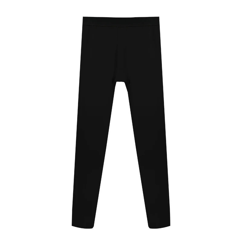 Fleece-Lined Thick Thermal Pants for Men, Autumn and Winter Cold-Proof Underwear, Wool and Silk Seamless Single-Piece Men's Base Layer Thermal Pants