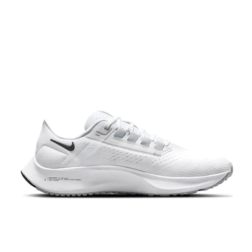 Nike Air Zoom Pegasus 38 Comfortable Low Top Training Running Shoes Shock Absorbing and Wearable Men's and Women's Styles White