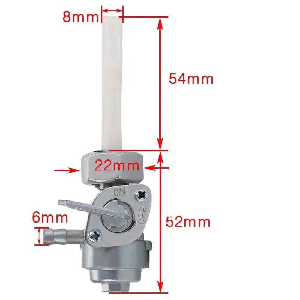 Generator Petcock Fuel Shut Off Valve Kit For Chinese Generator 5.5HP-16HP 168F 163CC 196CC/170F 208CC 211CC 173F/177F 182F 188F view 4