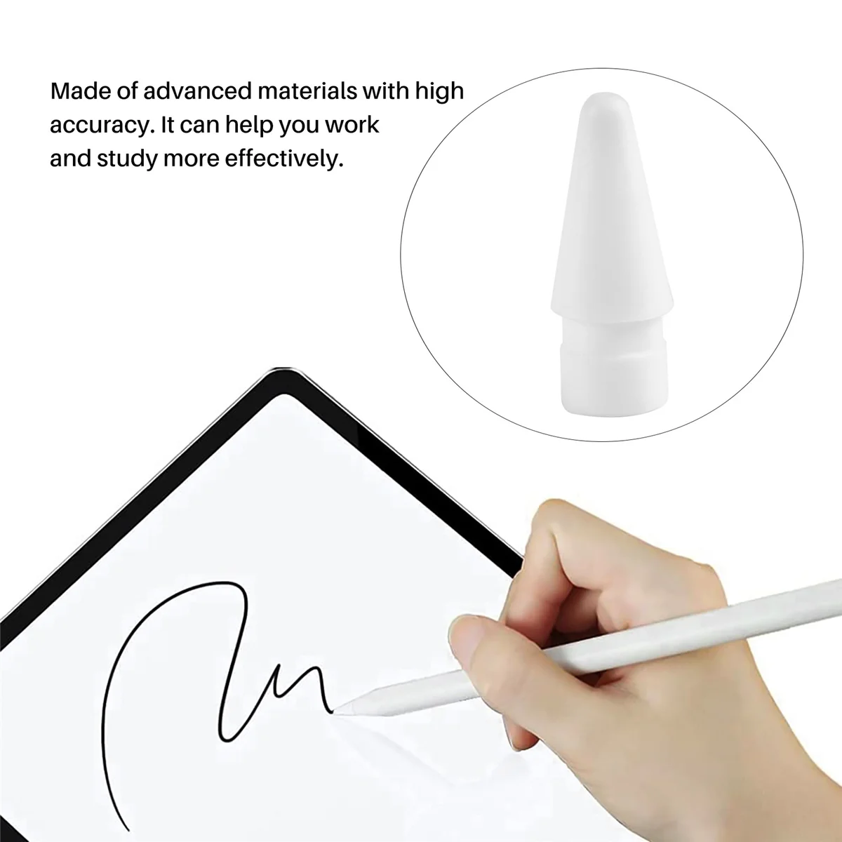 Комплект из 4 сменных наконечников FZFZ для наконечников 1-го и 2-го поколения (белый)