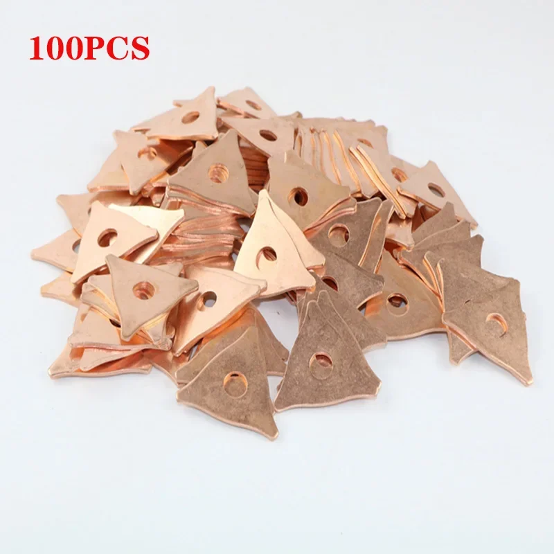 100Pcs Pack Dent Pulling Triangle Washer For Spot Welder Panel Pulling Star Washer Spot Welding Machine Consumables