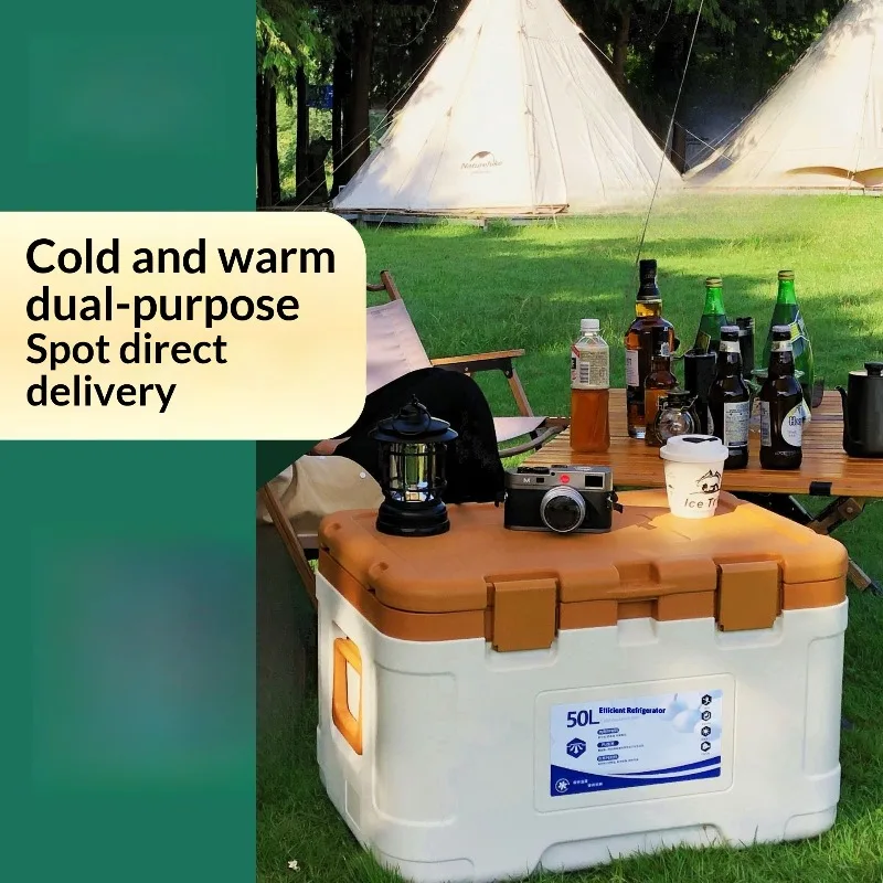 

Portable Electric Car Fridge Cooler 12V 24V Large Capacity Insulated Camping Fishing Food Storage Box Camping Cool Box Ice Box