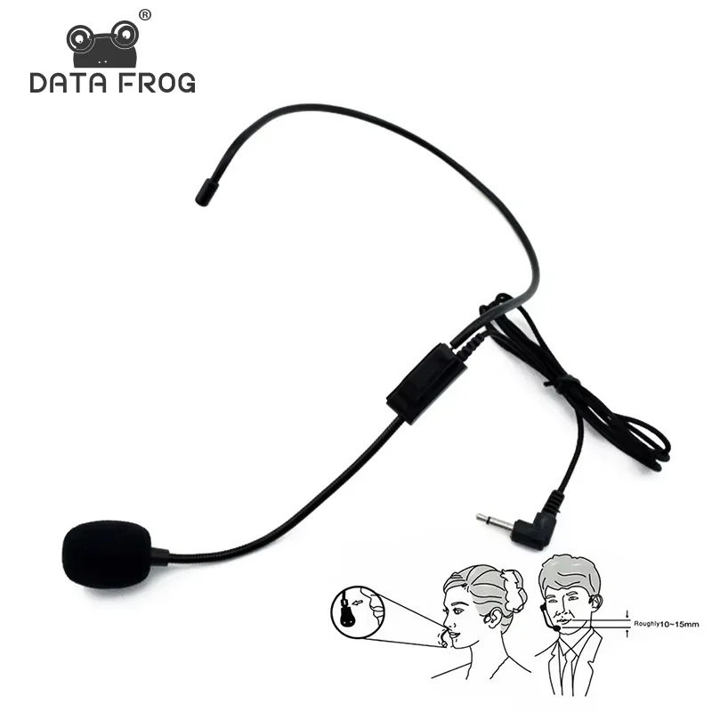 DATA FROG Professional Wired Microphone Noise Cancelling Gaming Streaming Mic For Laptop PC Voice Recording