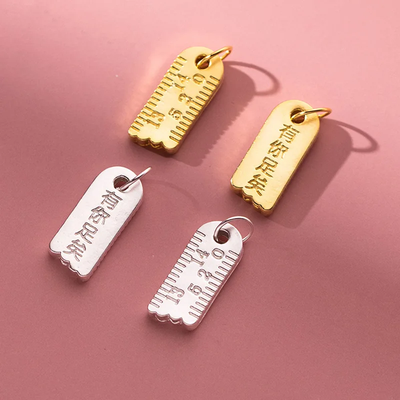 

1pc/Lot 925 Sterling Silver Numbers Rule Love Charms 18.5x8x3mm Forever With You Couple Jewelry Pendants DIY Necklace Bracelets