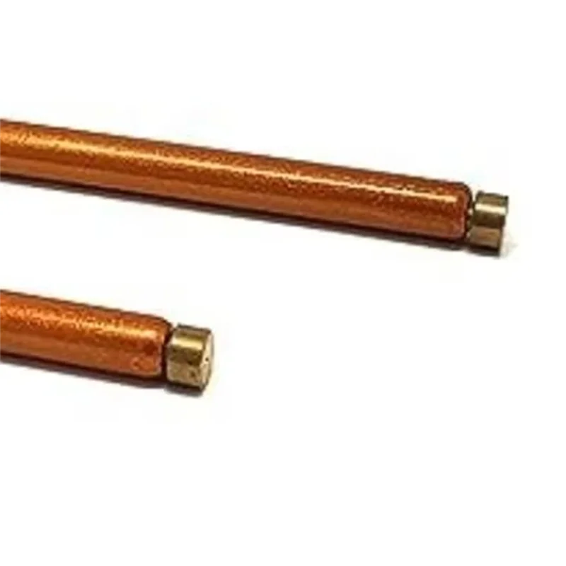 【البيع الساخن】مجموعة قضبان التغطيس المعدنية للكشف عن النحاس مكونة من قطعتين لأدوات العثور على كنز المياه وقضيب مسبار النحاس