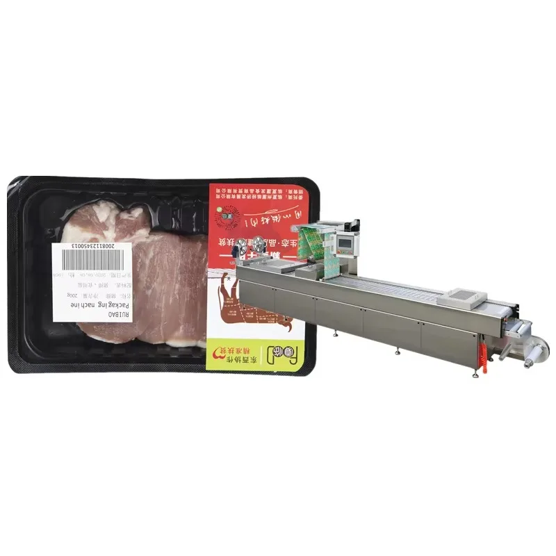 Automatic Beef Packing Machine, Maquinas Para Empacar Carnes Y Quesos, Food Meat and Poultry Thermoforming Packaging Customized
