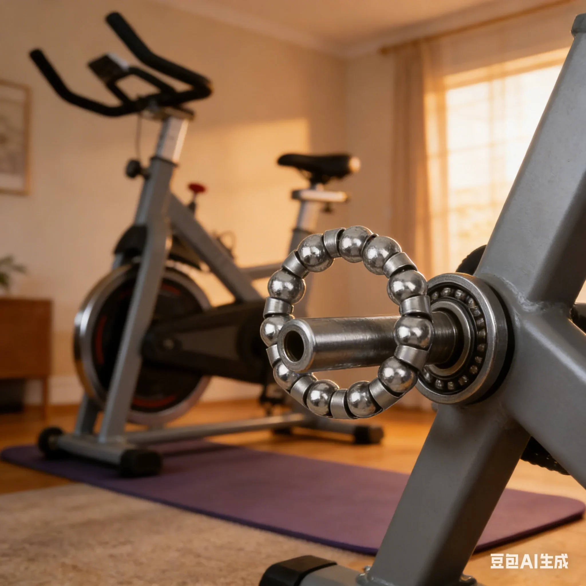 

Exercise Bike Center Shaft Rotating Ball Bearing Ball Crank Bearing Retainer Stainless Steel Ball Bearing Fitness Equipment Part