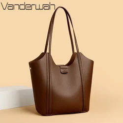 Casual Tote Bag For Women High Quality Leather Shoulder Bags Ladies Luxury Purse Female Handbag Messenger Commuting Sac A Main