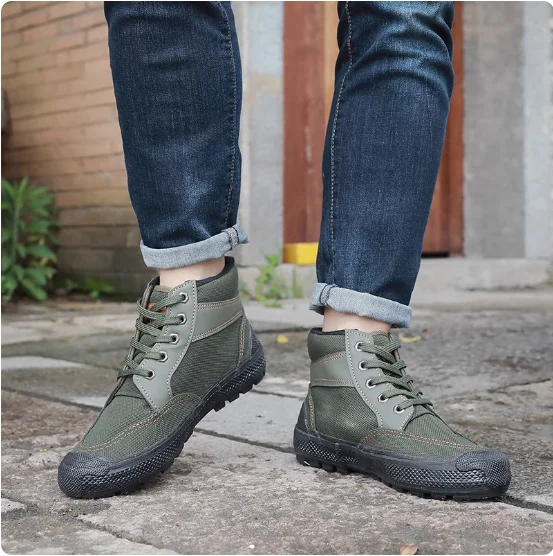 

Men's All-around Training Shoes High Top Waterproof Anti Slip Wear-resistant Hiking Shoes