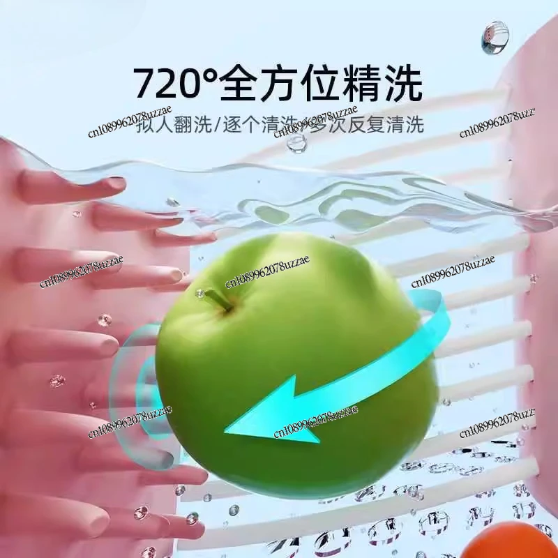 

Wash Fruits Without Hand Washing Fruit Basin Drain Basket To Remove Pesticide Residue Stains Vegetable Washing Machine