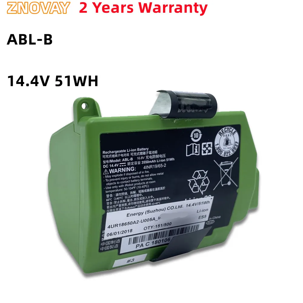 ZNOVAY Replacement Battery ABL-B For IRobot Roomba S9+ Authentic Battery 100% promise Sweeper Battery Sweeping Robot