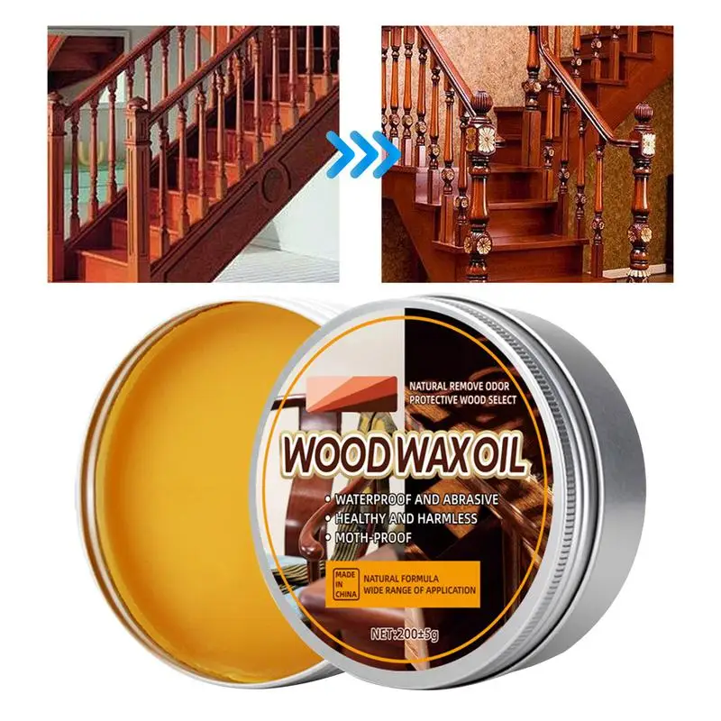 Furniture Polishing Beeswax Natural  Wood Care Wax Wooden Seasoning Beeswax Waterproof Furniture Care Maintenance Bees Wax