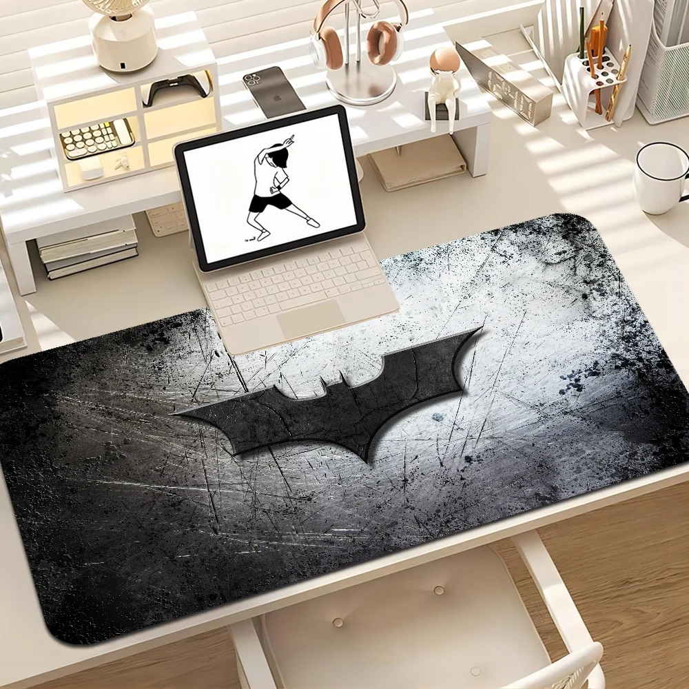 B-Bat-Mans 80x30cm XL Lockedge Office Computer Desk Mat Table Keyboard Big Mouse Pad Laptop Cushion Non-slip for Teen Girls