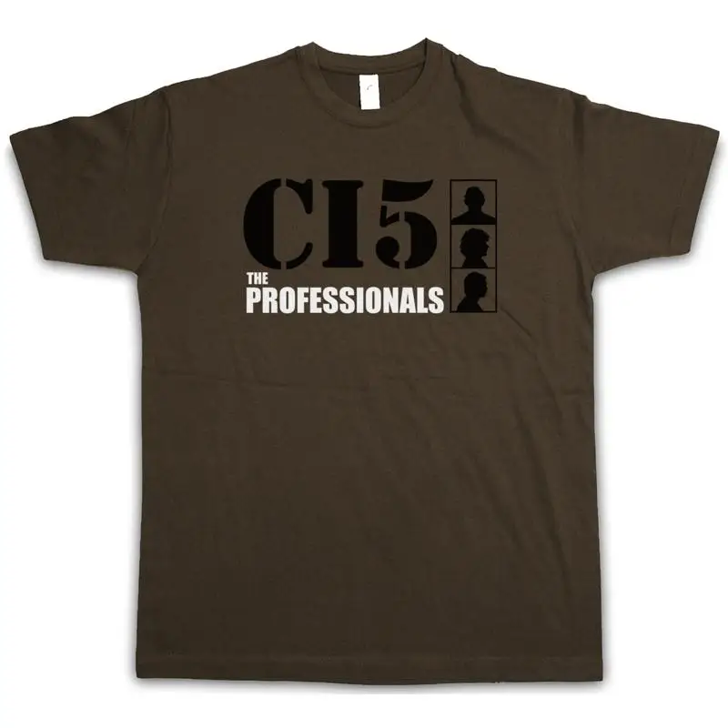 T-shirt THE PROFESSIONALS, série télévisée Jackson CI5 Gordon UK Intelligence
