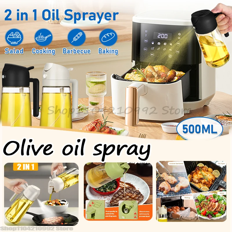 Olivenöl Spray Öl Sprayer Kunststoff Öl Spray Flasche Kochen Spender Camping Backen Essig Soja Sprayer Küchen Zubehör