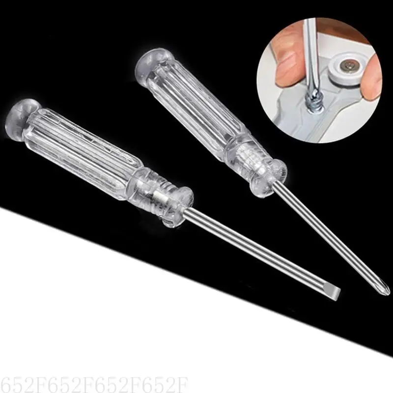 

Upgraded 3.0mm for Palm Screwdriver with Anti-skid Handle Carbon Steel Blade for Toy Repair Home Appliance Maintenance
