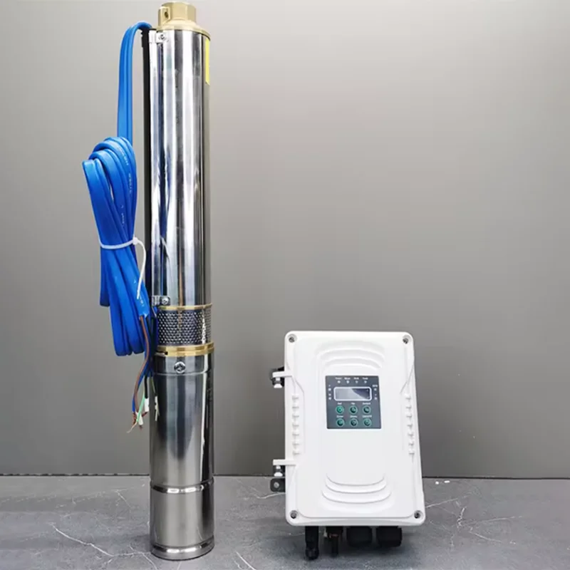 

High Head 30-500m Deep Well Solar Submersible Pump Stainless Steel 200m3/h Flow Rate Fully Automatic Control No Battery Sealed