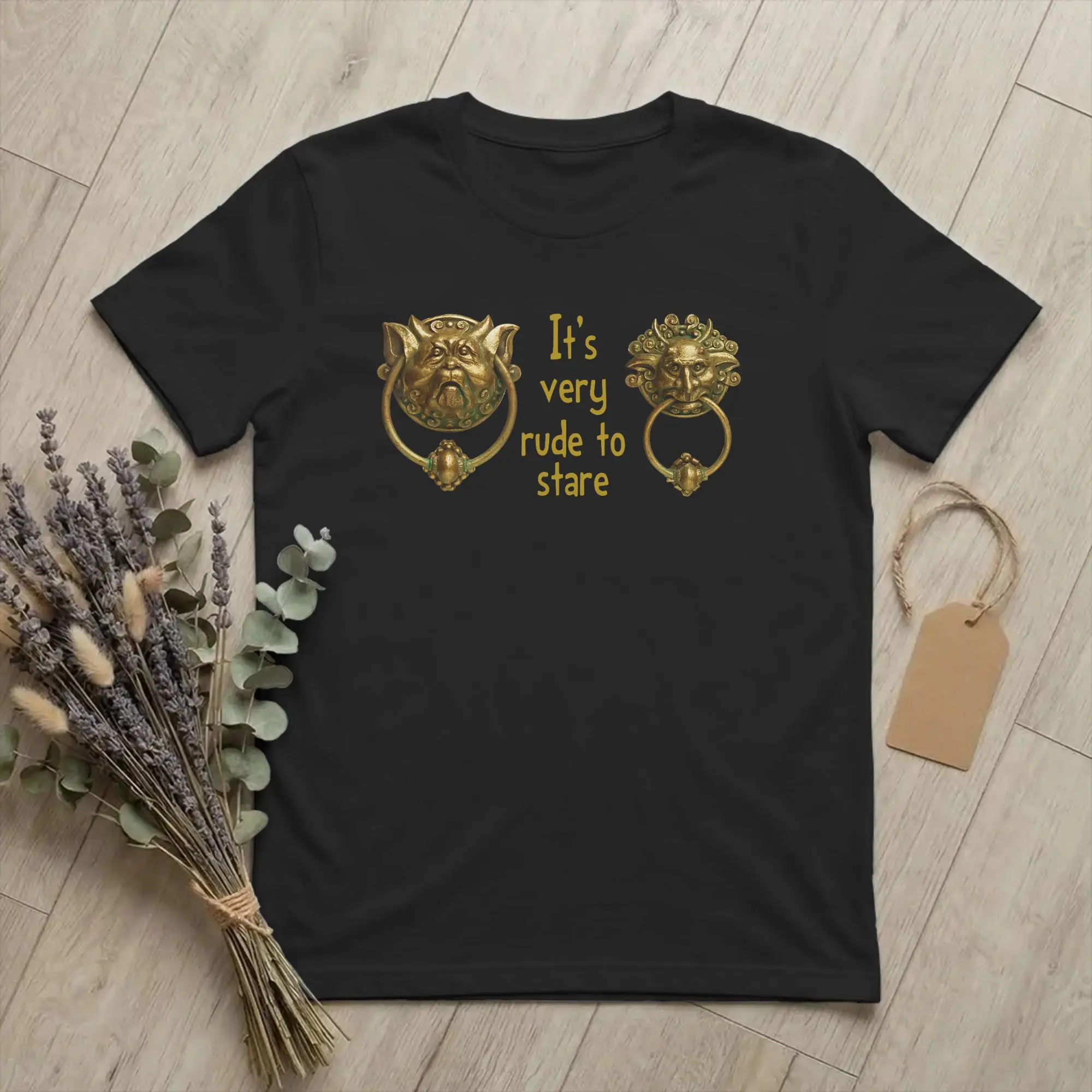 Labyrinths Rude Stare Door Knockers Men's T Shirts Movie Novelty Tee Shirt Short Sleeve Round Collar T-Shirt Cotton 4XL 5XL Tops