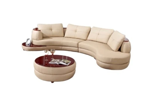 

Комплект мебели для гостиной, комплект изогнутых диванов из натуральной кожи