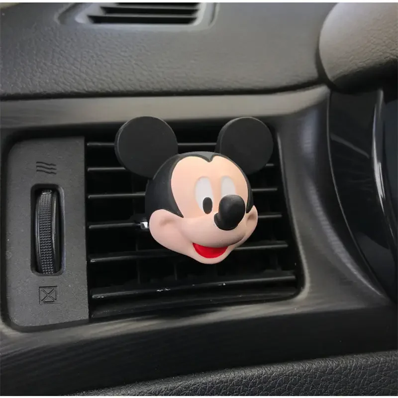 Disney Mickey Creative Vehicle Perfume Air Outlet Aromatherapy Lovely Cartoon Minnie Car Interior Decoration Accessories Gifts