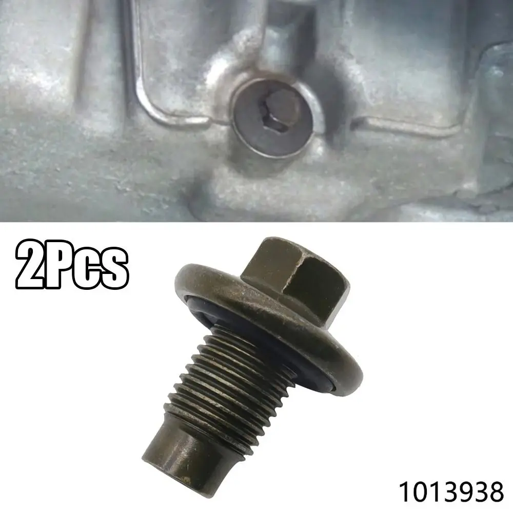 2 قطعة M14 x 1.5 مللي متر النفط استنزاف حوض التوصيل المسمار 30711617 1013938 حوض طوقا البرونزية الحديد اكسسوارات السيارات لفورد لفولفو #1