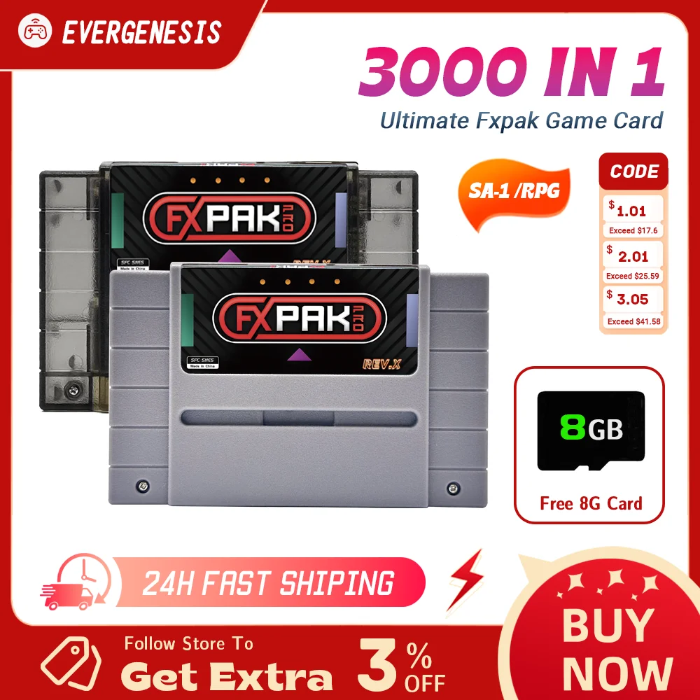 Fxpak Pro SNES Rev. X версия SNES Gane Cartridge SD2 флэш-карта для SFC SNES 16-битная игровая консоль с картой 8G Fxpak Pro SNES Rev. X версия SNES Gane Cartridge SD2 флэш-карта для SFC SNES 16-битная игровая консоль с картой 8G