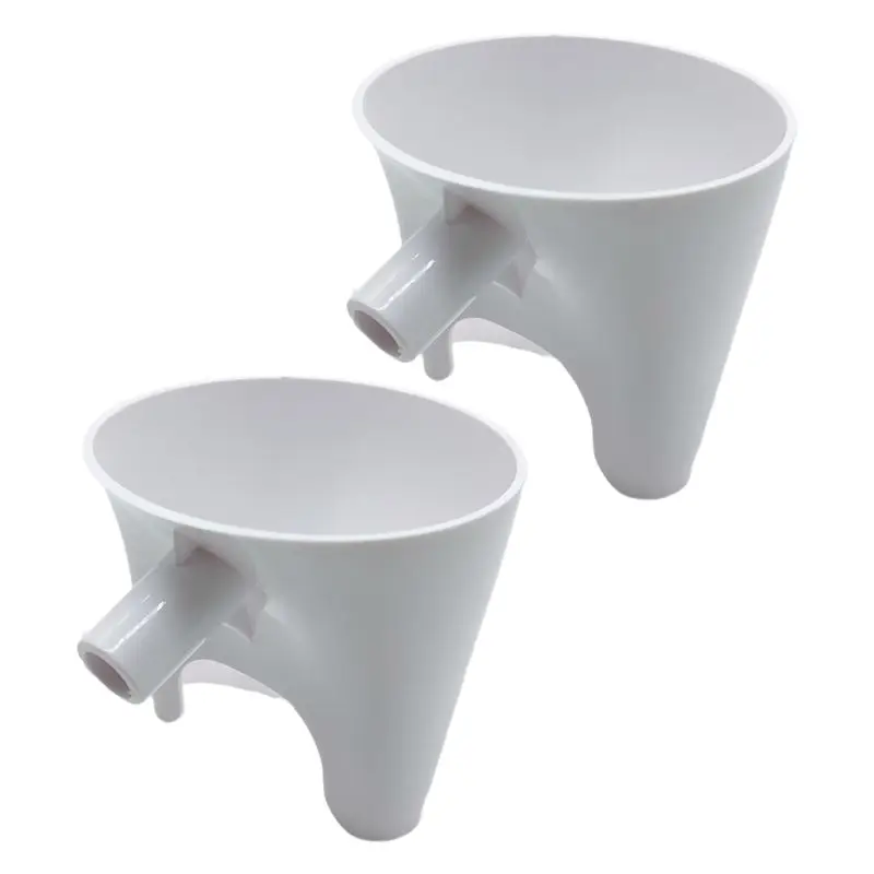 Juego de embudos de harina A96K (2 piezas) para batidora de pie con cabezal inclinable Kitchenaid Ksm150 de 5 cuartos de galón, para batidora Kitchen Aid B