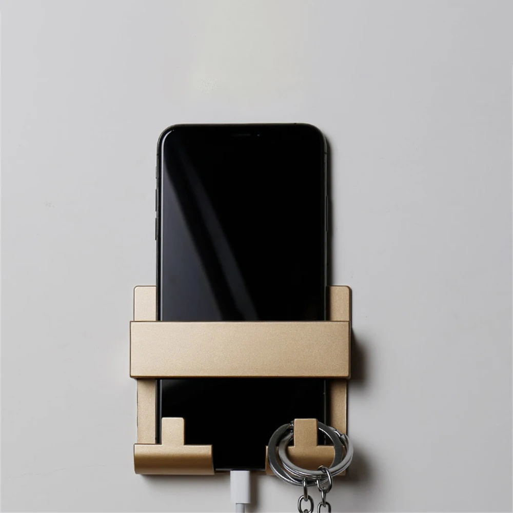 Stand Lazy Creative Paste Style Wall Mounted For A Variety Of Wall Surfaces For Keyring Mobile Phone Bracket Fixed Holder