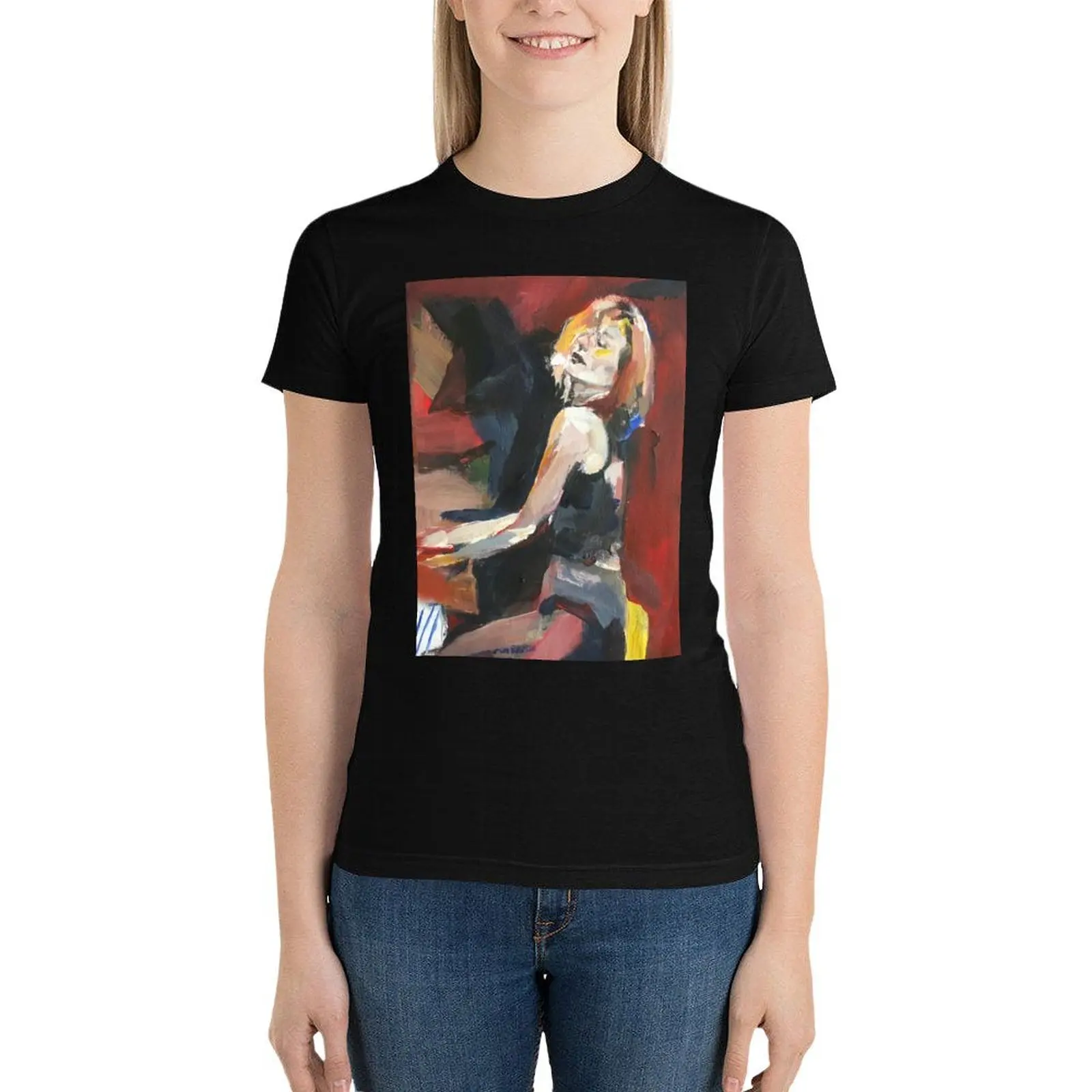 Tori Amos Red Fire T-Shirt cute clothes aesthetic clothes graphic t-shirts for Women