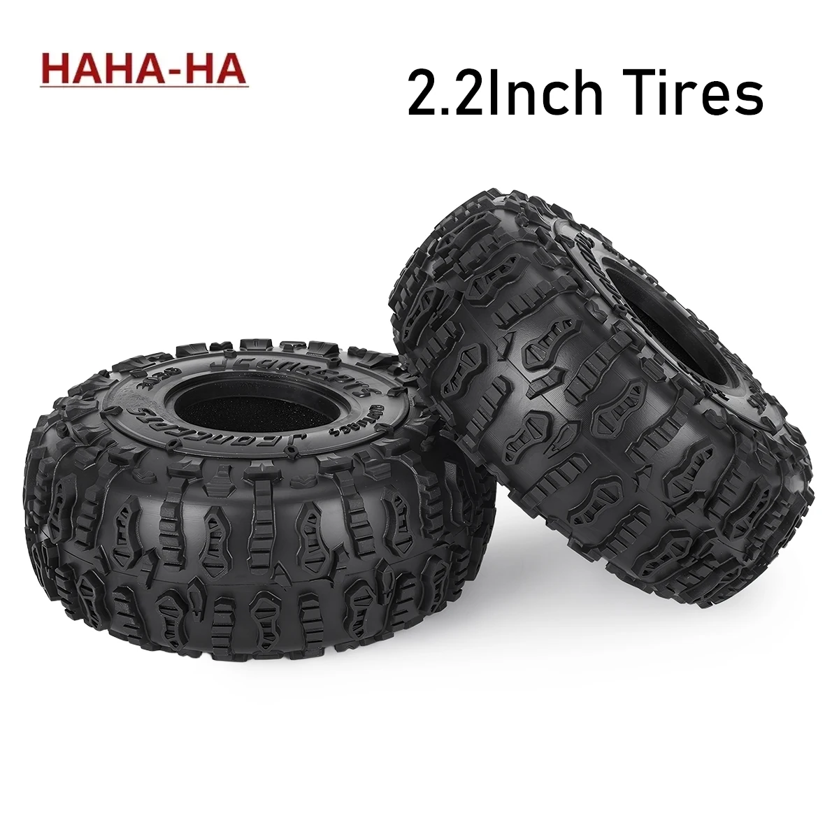 4Pcs Jconcepts Rubber Tyre 2.2 Wheel Tires 1/10 Axial SCX10 Wraith Trax RR10 Wrangler RC Crawler Car Upgrade Parts