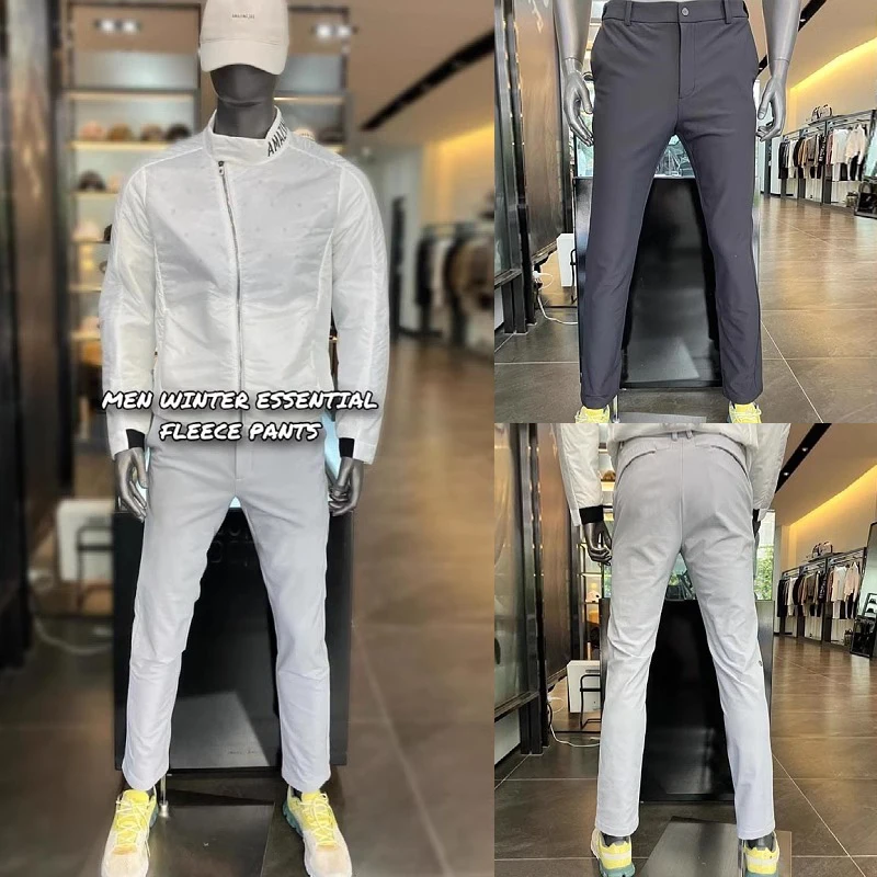 Autumn And Winter New Korean Golf Clothing Men's Solid Color Outdoor Sports Leisure Golf Pants