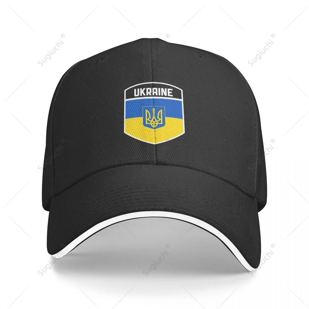 Multifunction Ukraine Flag Shield Sandwich Baseball Cap Men Sports Casual Caps Golf Hat Fishing Outdoors