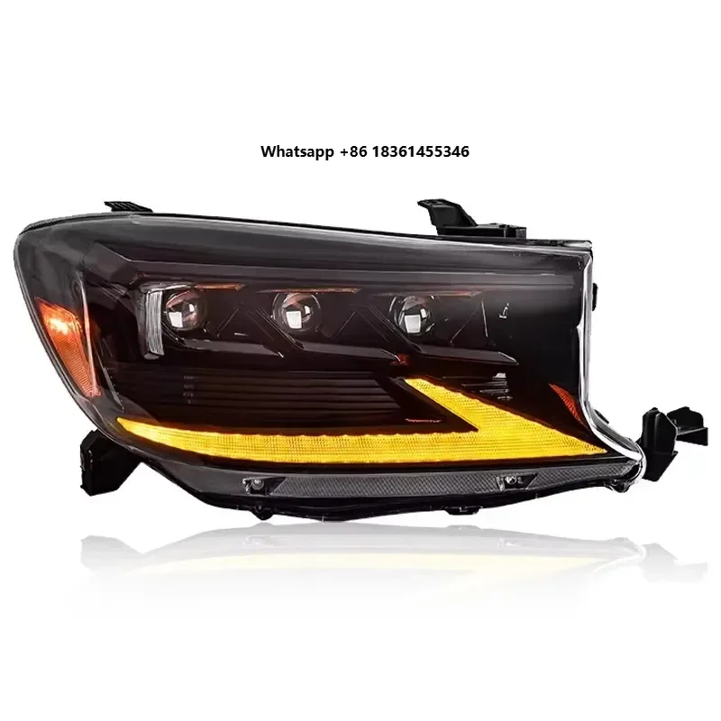 

For Fortuner 2008 2009 2010 2011 Projector Headlight Light Emitting Diode Headlight 12V DRL Assembly Car Accessories