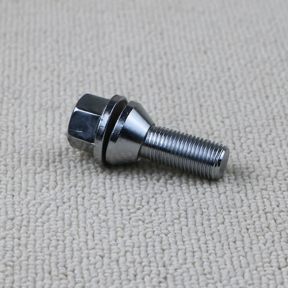 31202337 Front Rear Wheel Bolt Screw M14 x 1.5 For Volvo S60 S80 I II V60 V70 XC60 XC70 XC90 9485474 30756675