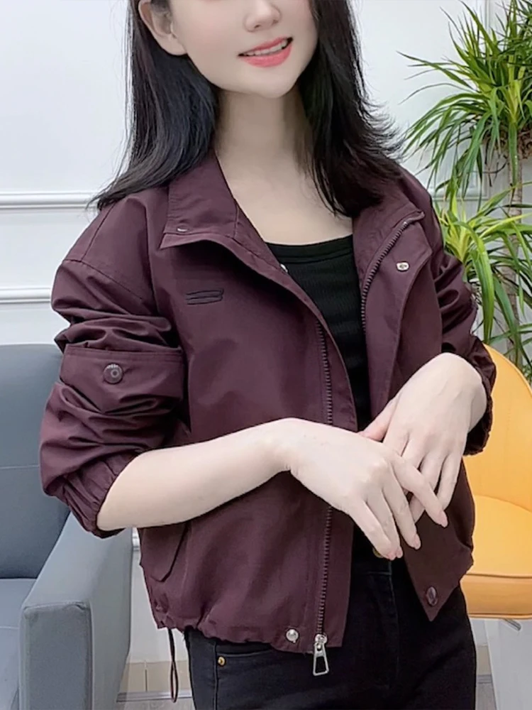 

Модный женский пиджак на молнии, весенне-осенний, новый, стильный, милый, для повседневной носки, свободного кроя, длинный пиджак-куртка