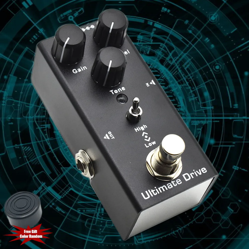 

Гитарная педаль Overdrive для электрогитары Ultimate Overdrive Педаль эффектов Mini Single True Bypass DC 9V