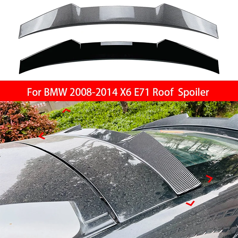 

For BMW X6 E71 2008-2014 Tail Trunk Lip Body Kit Tuning Tail Tailgate Splitter Lip Spoilers Rear Trunk top Spoiler Wing ABS