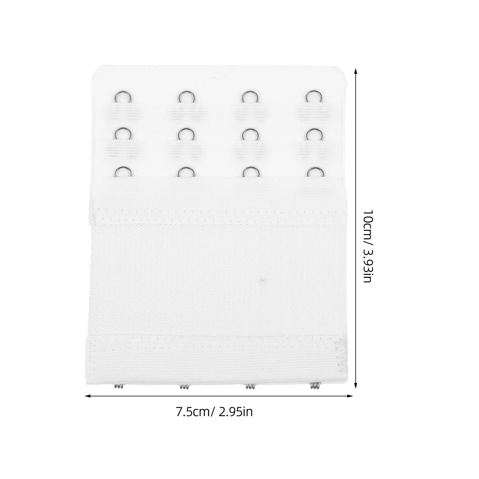 

5 Pcs White Bra Extender Hooks Adjustable Elastic Buckle Women Underwear Strap Extend Clip Replacement Hook For Bra