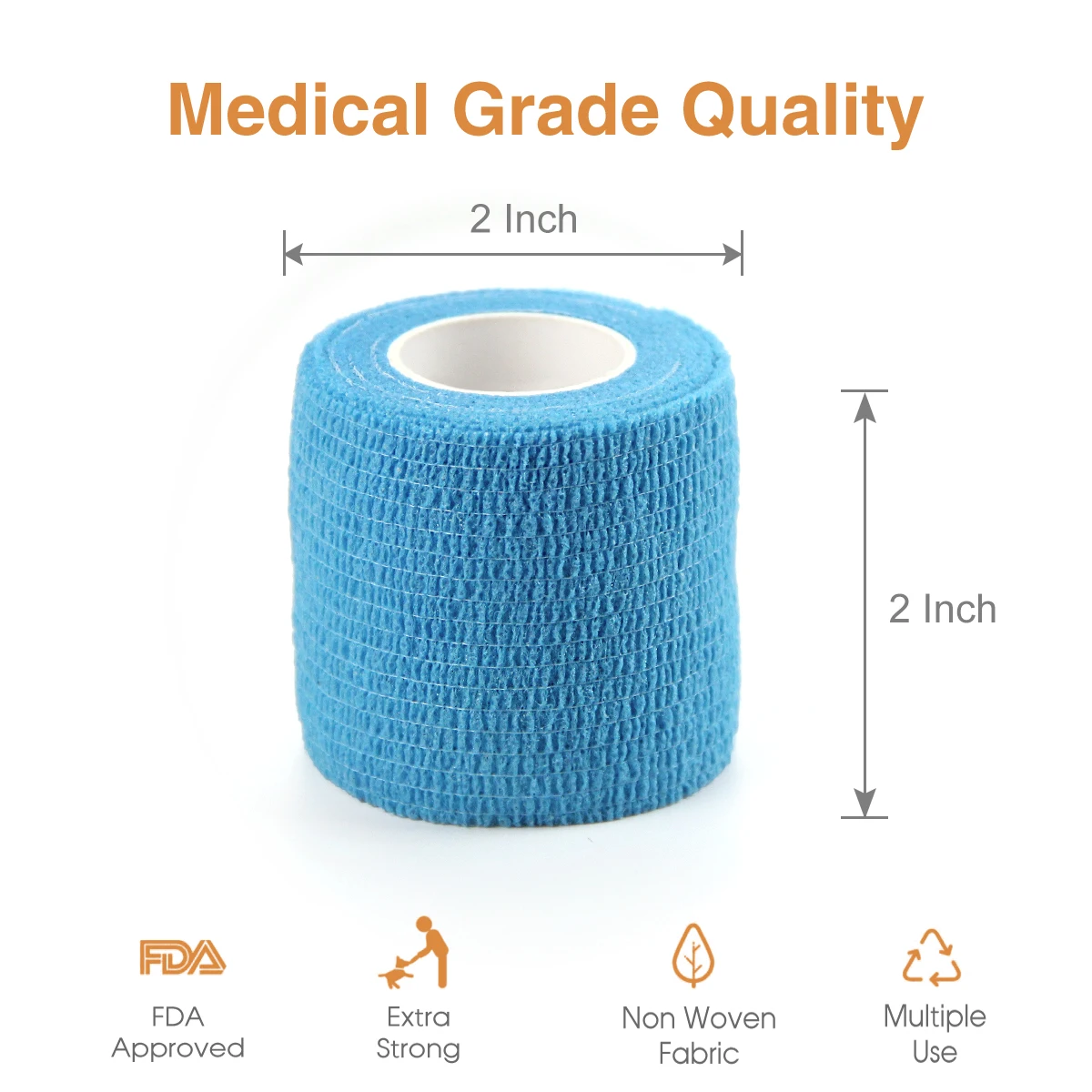 Colorful Athletic Wrap Tape Self Adhesive Nonwoven Elastic Bandage Elastoplast Sports Protector Knee Finger Ankle Palm Shoulder