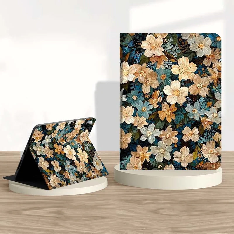 

Rose Flower Art Elegant For Xiaomi Redmi Mi Pad 4 5 6 6s 7 7s SE Pro 2 11 Plus Max 12.4 11 11.2 12.5 8.7 inch Tablet Case