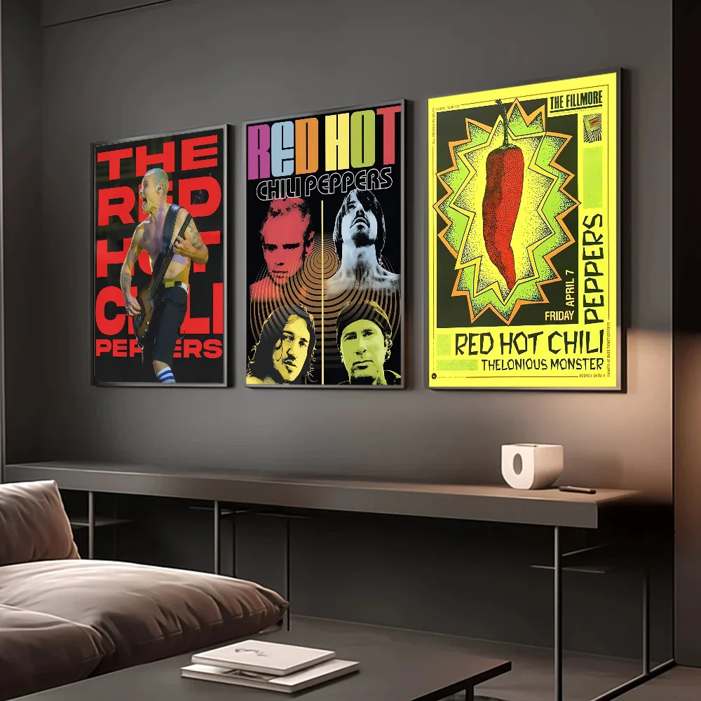 Rock Band Red Hot Chili Peppers Classic Movie Posters HD Quality Poster Wall Art Painting Study Nordic Home Decor