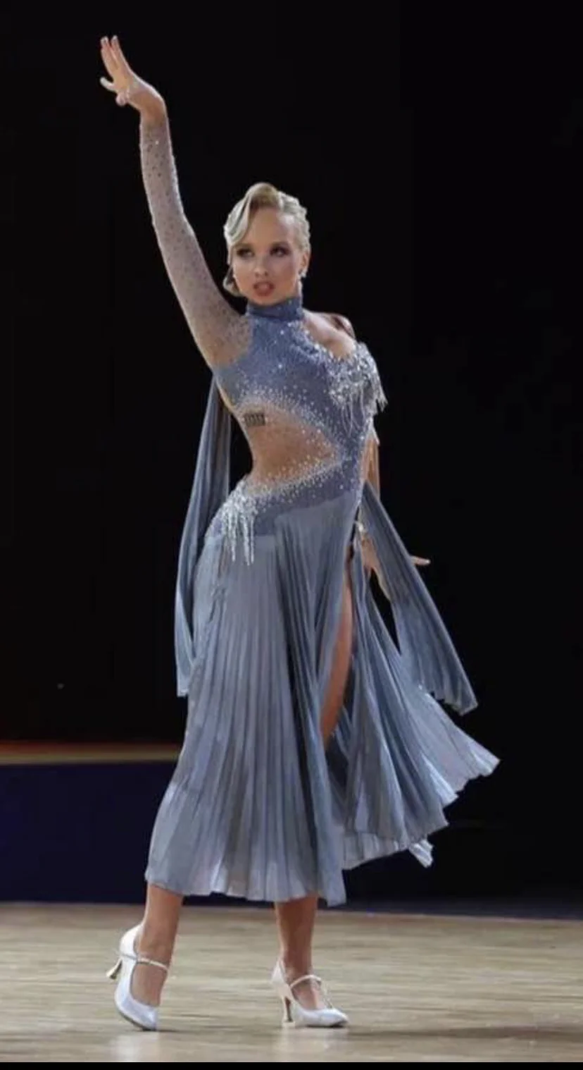 GOODANPAR Smooth ballroom dance dress Standard Ballroom Dance Dress for Competition Waltz Dress For Dancing Clothes Dance Wear