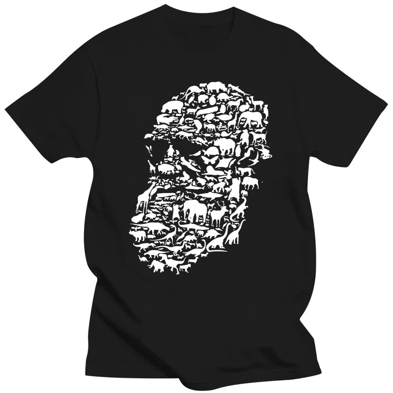 Darwin T Shirt Darwin Endless Forms T-Shirt 100 Cotton Oversize Tee Shirt Funny Streetwear Graphic Short Sleeves Men Tshirt