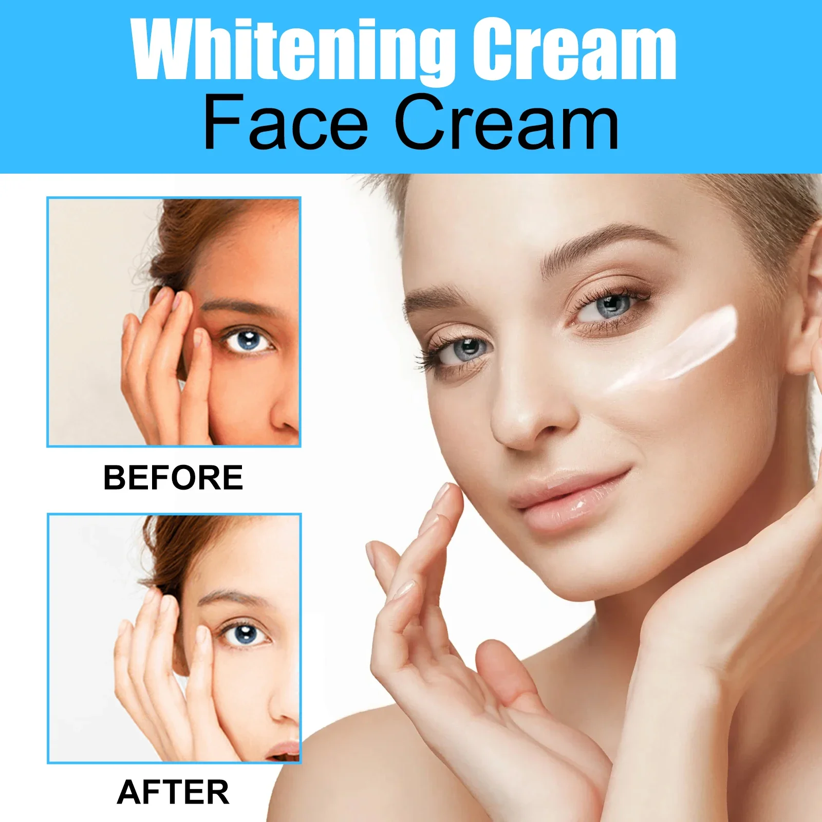 60ml Skin brightening face cream lightens melanin, improves dull skin, tightens and brightens face and body moisturizing cream