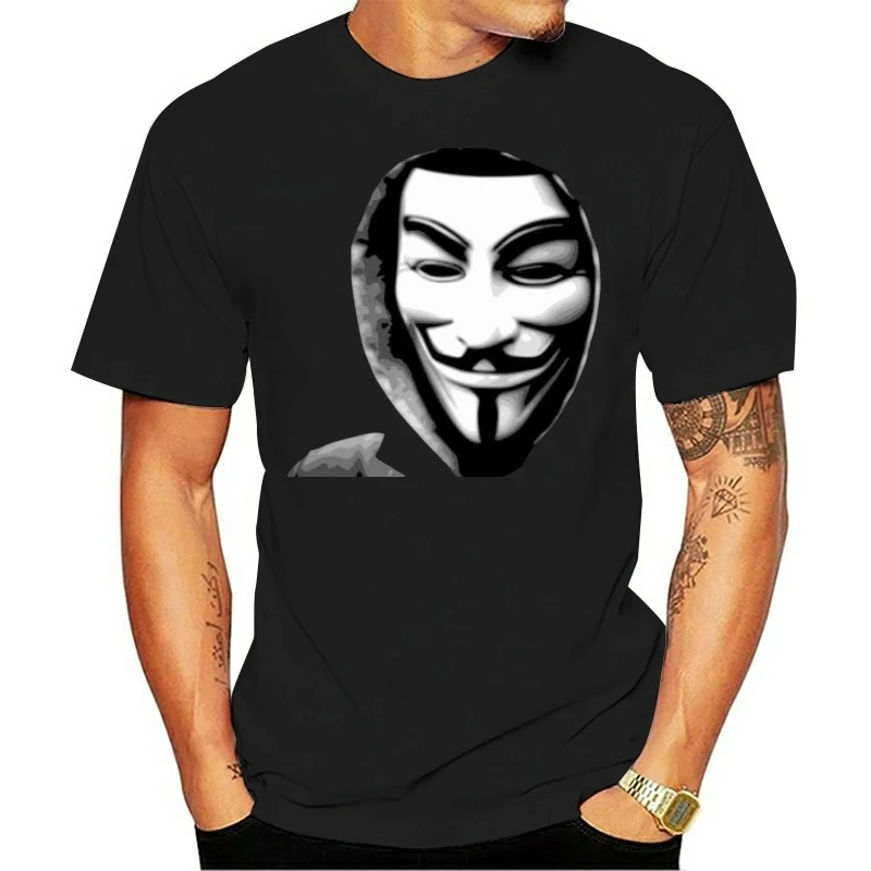 Anonymous Homme Fawkes Occupy V comme Vendetta T-Shirt Toutes Tailles Neuf